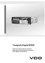 Preview for 1 page of VDO BVDR User Manual/Instructions