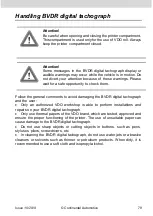 Preview for 79 page of VDO BVDR User Manual/Instructions