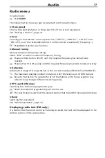 Preview for 17 page of VDO Car Multimedia Systems MS4400 Manual