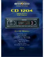 VDO CD 1204 - Datasheet preview
