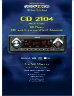 Preview for 1 page of VDO CD 2104 - Datasheet