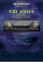 VDO CD 2203 - Datasheet preview