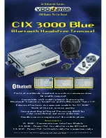 Preview for 1 page of VDO CIX 3000 BLUE - Datasheet