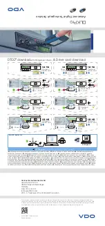 Preview for 2 page of VDO DLKpro Quick Start Manual