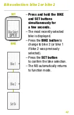 Preview for 43 page of VDO M3 WR Short Instruction Manual