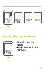 Предварительный просмотр 47 страницы VDO M3 WR Short Instruction Manual