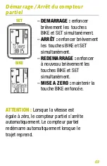 Предварительный просмотр 69 страницы VDO M3 WR Short Instruction Manual