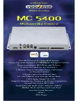 Preview for 1 page of VDO MC 5400 - Datasheet