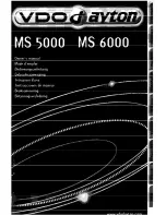 VDO MS 5000 - Owner'S Manual preview
