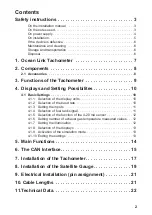 Preview for 2 page of VDO Ocean Link Installation And Operating Instructions Manual