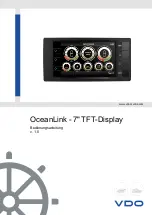 Preview for 5 page of VDO OCEANLINK - Operating	 Instruction