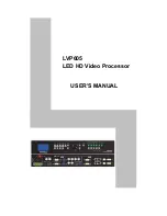 Preview for 1 page of Vdwall LVP605 User Manual