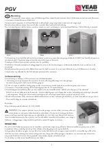 Preview for 2 page of VEAB PGV Fitting Instruction