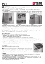 Предварительный просмотр 11 страницы VEAB PGV Fitting Instruction