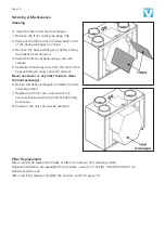 Preview for 15 page of Vectaire WHHR125DC Installation, Operating And Maintenance Instructions