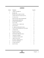 Preview for 4 page of Vectra Fitness 175 Engine Technical Manual