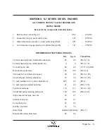 Preview for 10 page of Vectra Fitness 175 Engine Technical Manual