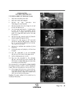 Предварительный просмотр 29 страницы Vectra Fitness 175 Engine Technical Manual