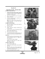 Предварительный просмотр 34 страницы Vectra Fitness 175 Engine Technical Manual