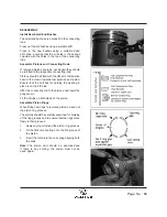 Предварительный просмотр 70 страницы Vectra Fitness 175 Engine Technical Manual