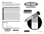 Предварительный просмотр 1 страницы VEE GEE BX-1 Operation Manual