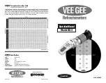 VEE GEE BX-3 Operation Manual preview