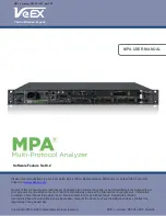 VeEX MPA User Manual preview