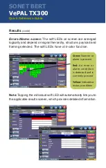 Preview for 10 page of VeEX VePAL TX300 Quick Reference Manual