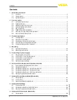 Preview for 2 page of Vega FIBERTRAC 31 Operating Instructions Manual