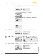 Предварительный просмотр 54 страницы Vega FIBERTRAC 31 Operating Instructions Manual