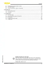 Preview for 3 page of Vega SOLITRAC 31 Operating Instructions Manual