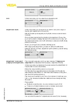 Предварительный просмотр 51 страницы Vega SOLITRAC 31 Operating Instructions Manual