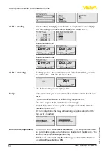 Предварительный просмотр 54 страницы Vega SOLITRAC 31 Operating Instructions Manual