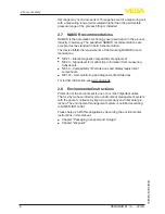 Preview for 6 page of Vega VEGABAR 81 Operating Instructions Manual