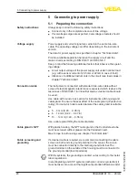 Preview for 20 page of Vega VEGABAR 81 Operating Instructions Manual