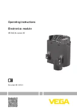 Vega VEGACAL 60 Series Operating Instructions Manual preview