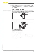 Предварительный просмотр 7 страницы Vega VEGACAL 60 Series Operating Instructions Manual