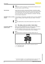 Preview for 16 page of Vega VEGADIF 85 Operating Instructions Manual