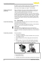 Preview for 28 page of Vega VEGADIF 85 Operating Instructions Manual