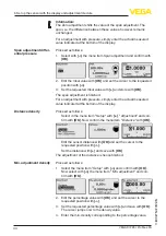 Preview for 44 page of Vega VEGADIF 85 Operating Instructions Manual