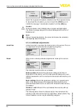 Preview for 50 page of Vega VEGADIF 85 Operating Instructions Manual