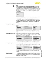 Предварительный просмотр 36 страницы Vega vegaflex 83 Operating Instructions Manual