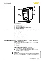 Preview for 8 page of Vega VEGAMET 141 Operating Instructions Manual