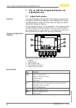 Предварительный просмотр 20 страницы Vega VEGAMET 841 Operating