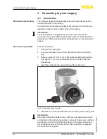Предварительный просмотр 10 страницы Vega VEGAPULS 62 Quick Setup Manual