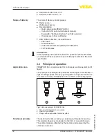 Предварительный просмотр 12 страницы Vega VEGAPULS 64 Operating Instructions Manual