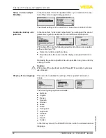 Preview for 44 page of Vega VEGAPULS 64 Operating Instructions Manual