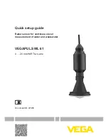 Preview for 1 page of Vega VEGAPULS WL 61 Quick Setup Manual