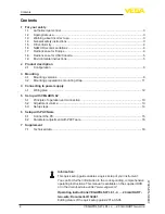 Preview for 2 page of Vega VEGAPULS WL 61 Quick Setup Manual