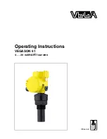 Preview for 1 page of Vega VEGASON 61 Operating Instructions Manual